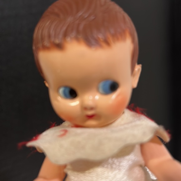 Vintage Small Standing Doll (Movable Eyes And Arms ) 5.5 Inches Tall - Picture 12 of 12